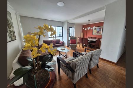 Sala de apartamento para alugar com 1 quarto, 107m² em Higienópolis, São Paulo