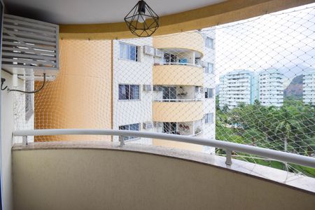 Varanda da Sala de apartamento à venda com 1 quarto, 41m² em Barra da Tijuca, Rio de Janeiro