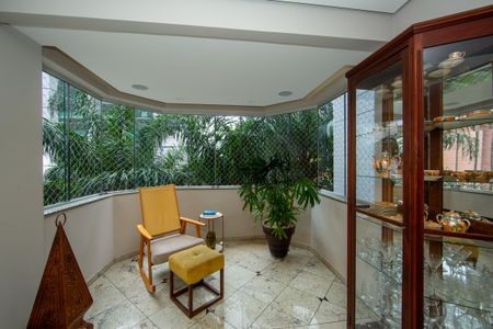 VARANDA de apartamento à venda com 4 quartos, 145m² em Buritis, Belo Horizonte