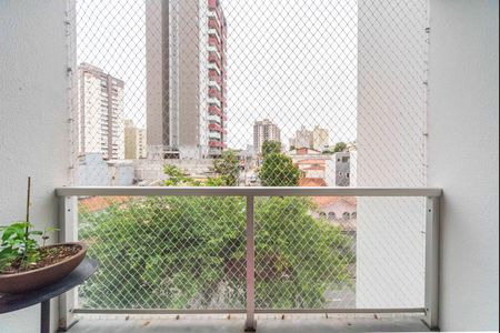 Varanda da Sala de apartamento para alugar com 2 quartos, 69m² em Vila Valparaíso, Santo André