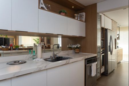 Apartamento à venda com 177m², 3 quartos e 3 vagas Apartamento à venda com 177m², 3 quartos e 3 vagasCozinha Americana