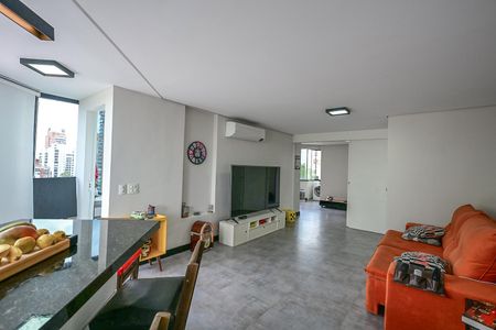 Sala de apartamento para alugar com 1 quarto, 97m² em Paraíso do Morumbi, São Paulo