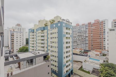 Vista da Varanda de apartamento à venda com 1 quarto, 44m² em Ibirapuera, São Paulo
