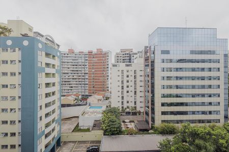 Vista da Varanda de apartamento à venda com 1 quarto, 44m² em Ibirapuera, São Paulo