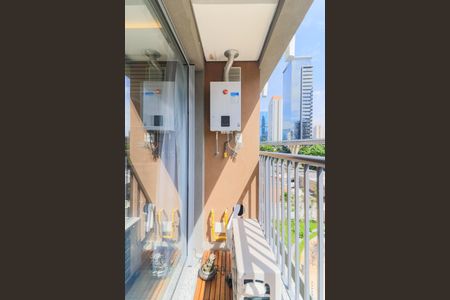 Studio para alugar com 26m², 1 quarto e sem vagaVaranda