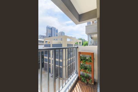 Studio para alugar com 26m², 1 quarto e sem vagaVaranda