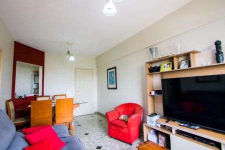 Sala de apartamento à venda com 3 quartos, 82m² em Vila Valparaíso, Santo André