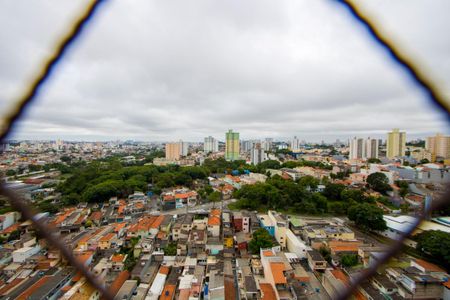 Vista da varanda de apartamento à venda com 3 quartos, 82m² em Vila Valparaíso, Santo André