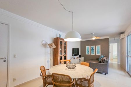 Sala de apartamento para alugar com 3 quartos, 85m² em Barra Funda, Guarujá