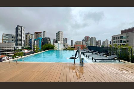 Studio para alugar com 28m², 1 quarto e sem vagaPiscina