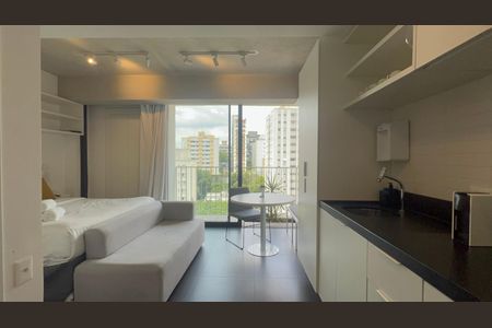 Studio de kitnet/studio para alugar com 1 quarto, 28m² em Jardim das Bandeiras, São Paulo