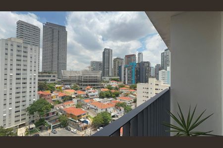 Varanda de kitnet/studio para alugar com 1 quarto, 28m² em Jardim das Bandeiras, São Paulo