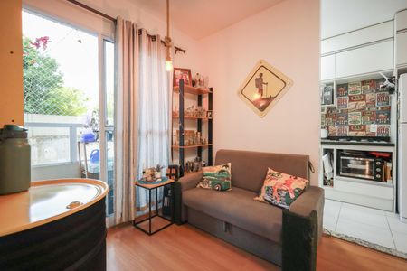 Sala de apartamento à venda com 1 quarto, 55m² em Rubem Berta, Porto Alegre