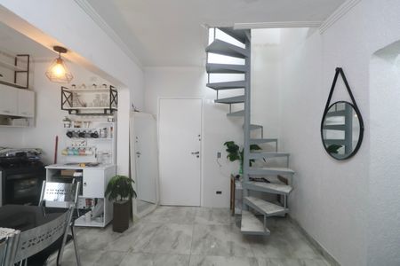 Sala de apartamento para alugar com 2 quartos, 100m² em Jardim Tres Marias, Guarujá