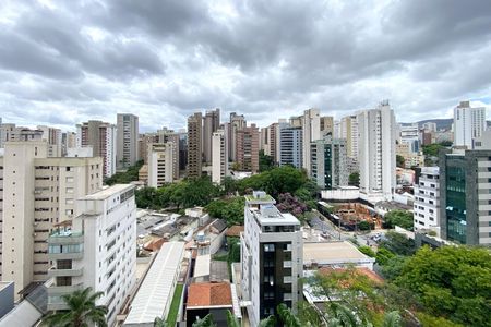 Vista da Sala de apartamento à venda com 4 quartos, 209m² em Lourdes, Belo Horizonte