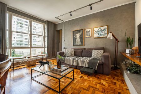 Sala/Cozinha de apartamento à venda com 2 quartos, 78m² em Jardim Paulista, São Paulo