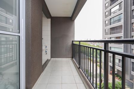 Varanda da Sala de apartamento para alugar com 2 quartos, 49m² em Vila Andrade, São Paulo