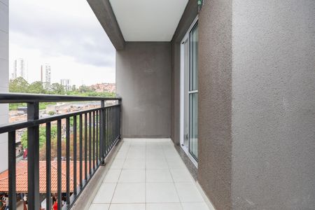 Varanda da Sala de apartamento para alugar com 2 quartos, 49m² em Vila Andrade, São Paulo