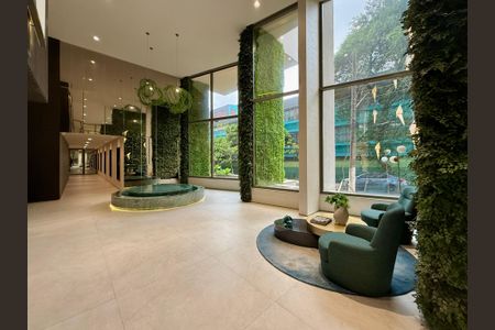 Apartamento à venda com 112m², 2 quartos e 2 vagas Apartamento à venda com 112m², 2 quartos e 2 vagasHall Social Bloco