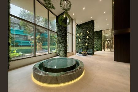 Apartamento à venda com 112m², 2 quartos e 2 vagas Apartamento à venda com 112m², 2 quartos e 2 vagasHall Social Bloco