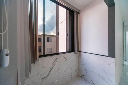 Varanda da Sala de apartamento para alugar com 2 quartos, 50m² em Jardim Alzira Franco, Santo André