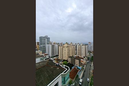Vista da sala de apartamento para alugar com 1 quarto, 46m² em Tupi, Praia Grande