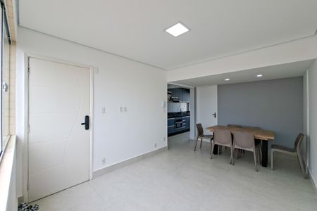 Sala de apartamento para alugar com 1 quarto, 46m² em Tupi, Praia Grande