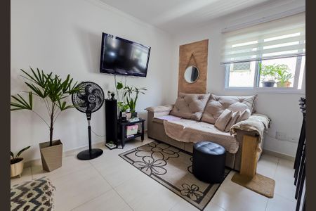 Sala de apartamento à venda com 2 quartos, 48m² em Vila Guiomar, Santo André