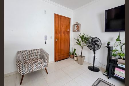 Sala de apartamento à venda com 2 quartos, 48m² em Vila Guiomar, Santo André