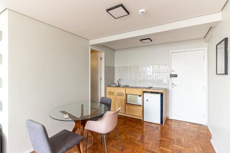 Cozinha de kitnet/studio para alugar com 1 quarto, 47m² em Centro Histórico de São Paulo, São Paulo