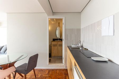 Studio para alugar com 47m², 1 quarto e sem vaga Studio para alugar com 47m², 1 quarto e sem vagaCozinha