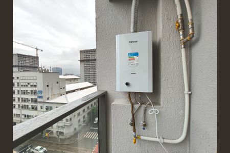 Varanda da Sala de apartamento para alugar com 1 quarto, 35m² em Santo Cristo, Rio de Janeiro