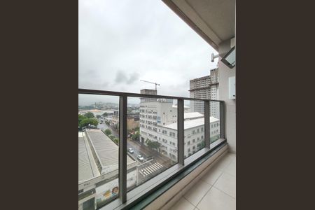 Varanda da Sala de apartamento para alugar com 1 quarto, 35m² em Santo Cristo, Rio de Janeiro