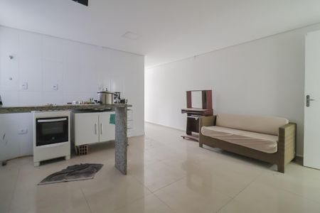 Sala/Sala de jantar/Cozinha de apartamento para alugar com 2 quartos, 50m² em Jardim Itapark Velho, Mauá