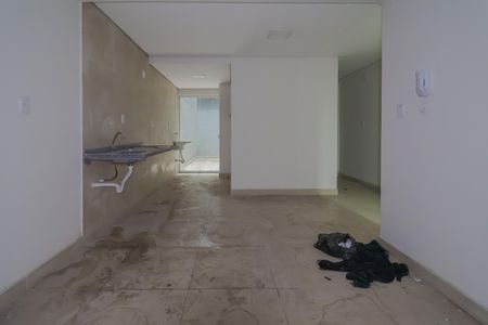 Sala/Sala de jantar/Cozinha de apartamento para alugar com 1 quarto, 38m² em Jardim Itapark Velho, Mauá