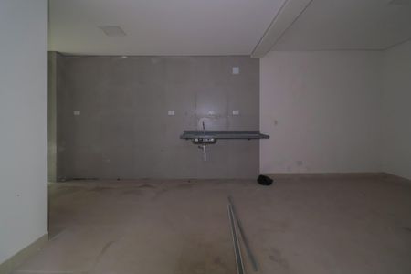 Sala/Sala de jantar/Cozinha de apartamento para alugar com 1 quarto, 42m² em Jardim Itapark Velho, Mauá