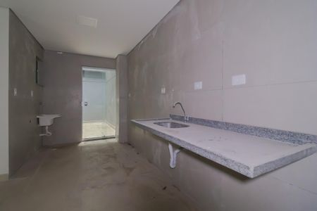 Sala/Sala de jantar/Cozinha de apartamento para alugar com 1 quarto, 42m² em Jardim Itapark Velho, Mauá