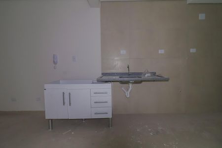 Sala/Sala de jantar/Cozinha de apartamento para alugar com 1 quarto, 38m² em Jardim Itapark Velho, Mauá