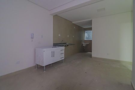 Sala/Sala de jantar/Cozinha de apartamento para alugar com 1 quarto, 38m² em Jardim Itapark Velho, Mauá
