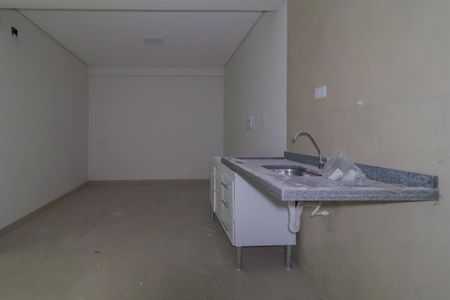Sala/Sala de jantar/Cozinha de apartamento para alugar com 1 quarto, 38m² em Jardim Itapark Velho, Mauá