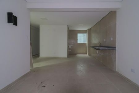 Sala/Sala de jantar/Cozinha de apartamento para alugar com 1 quarto, 42m² em Jardim Itapark Velho, Mauá
