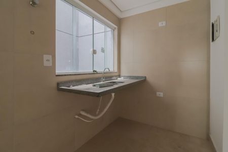 Sala/Sala de jantar/Cozinha de apartamento para alugar com 1 quarto, 38m² em Jardim Itapark Velho, Mauá
