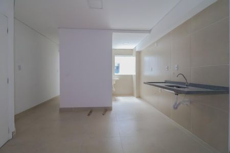 Sala/Sala de jantar/Cozinha de apartamento para alugar com 1 quarto, 39m² em Jardim Itapark Velho, Mauá