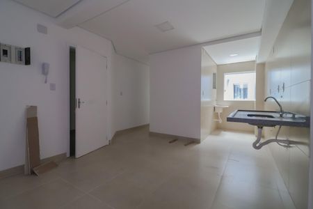 Sala/Sala de jantar/Cozinha de apartamento para alugar com 1 quarto, 39m² em Jardim Itapark Velho, Mauá