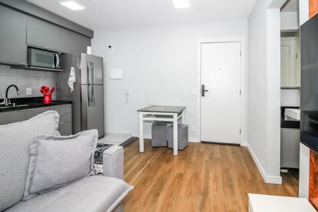 Sala de apartamento para alugar com 1 quarto, 30m² em Barra Funda, São Paulo