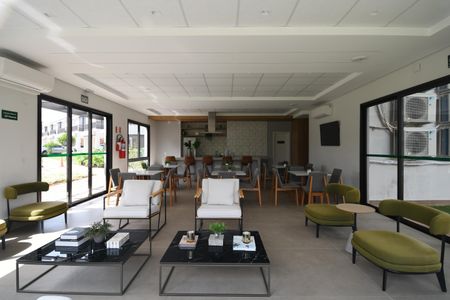 Casa de condomínio à venda com 138m², 3 quartos e 2 vagasÁrea comum - Salão de festas