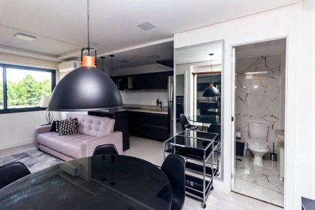 Sala de apartamento para alugar com 1 quarto, 49m² em Petrópolis, Porto Alegre