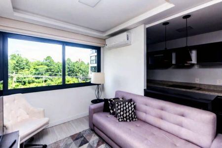 Sala de apartamento para alugar com 1 quarto, 49m² em Petrópolis, Porto Alegre