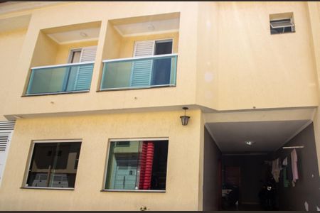 Casa de condomínio à venda com 76m², 3 quartos e 1 vagaFachada interna