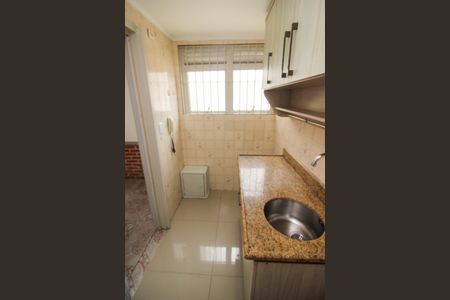 Cozinha de apartamento à venda com 1 quarto, 26m² em Menino Deus, Porto Alegre
